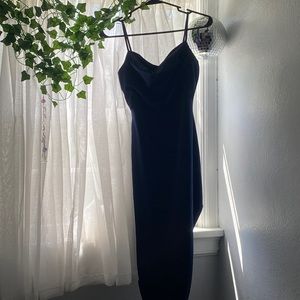 navy blue homecoming dress